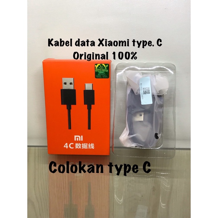 Kabel Data Usb Transfer Xiaomi Type C Type-C Original