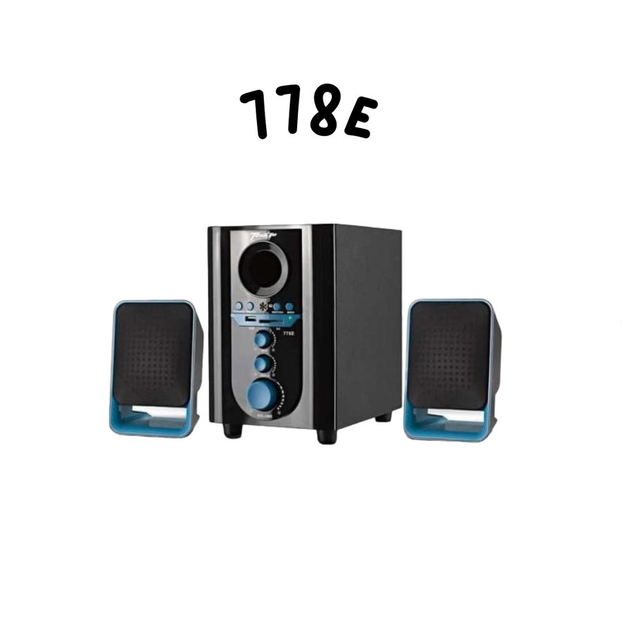 Speaker Active Bluetooth GMC Teckyo 778E Multimedia Audio Speaker