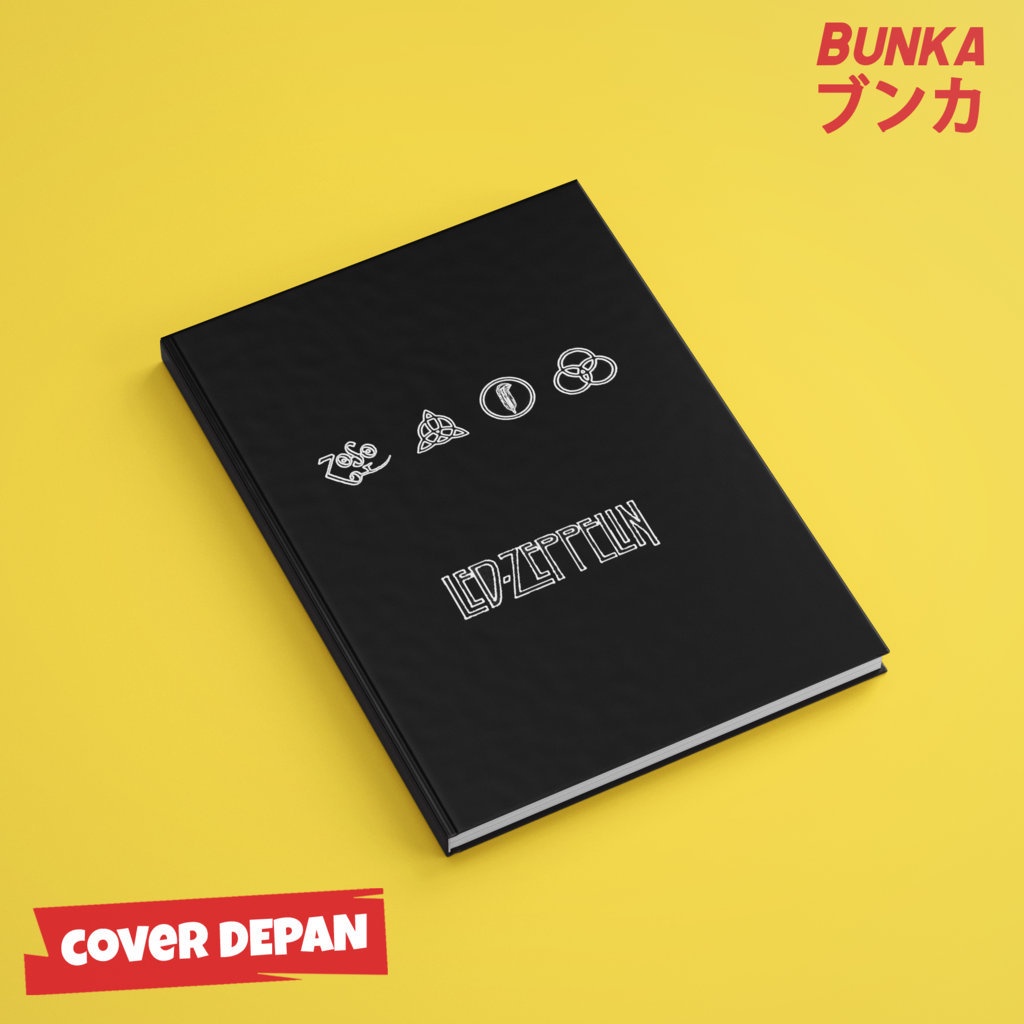 

Notebook Band Led Zeppelin Hardcover A5 Buku Tulis Catatan Notes Agenda Planner Jurnal