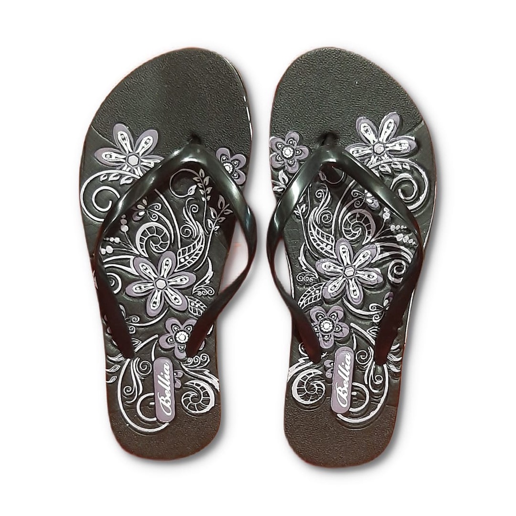 Sandal jepit Bunga Batik Limited edition Wanita