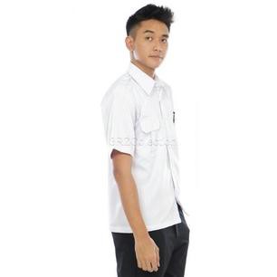 baju dinas pria/Seragam Pns Pria Putih/ Baju Kerja Atasan Pdh Pns Putih/Baju Satpam/He