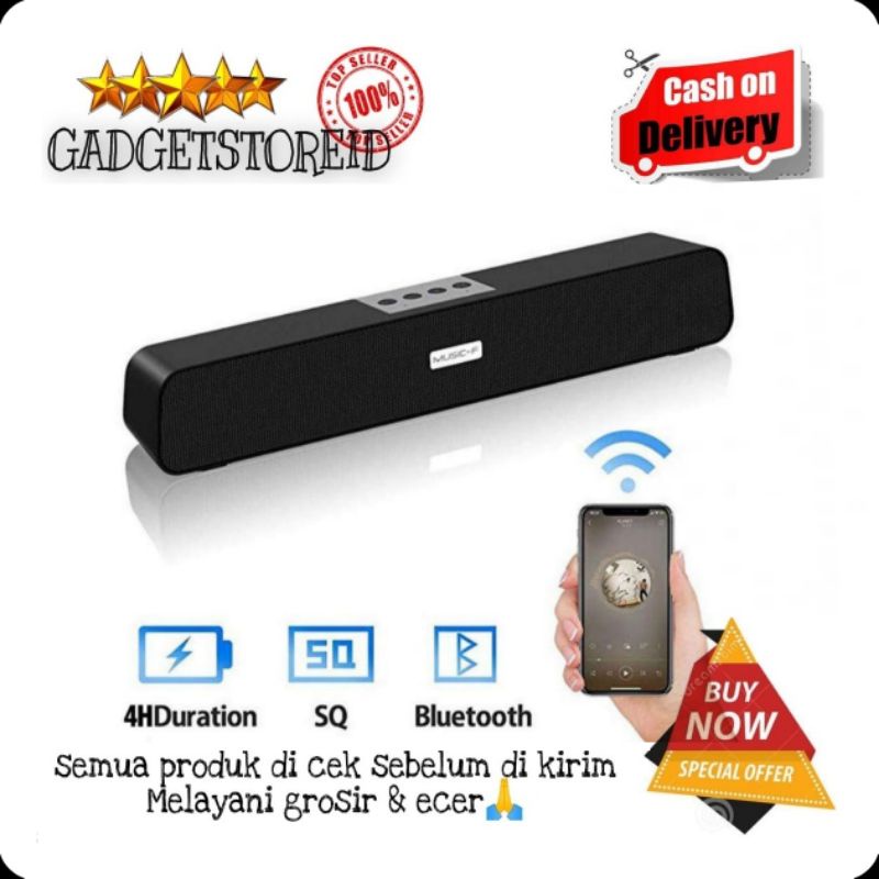 GG - Speaker Bluetooth A12  / A13 TWS Soundbar High Quality Super Bass