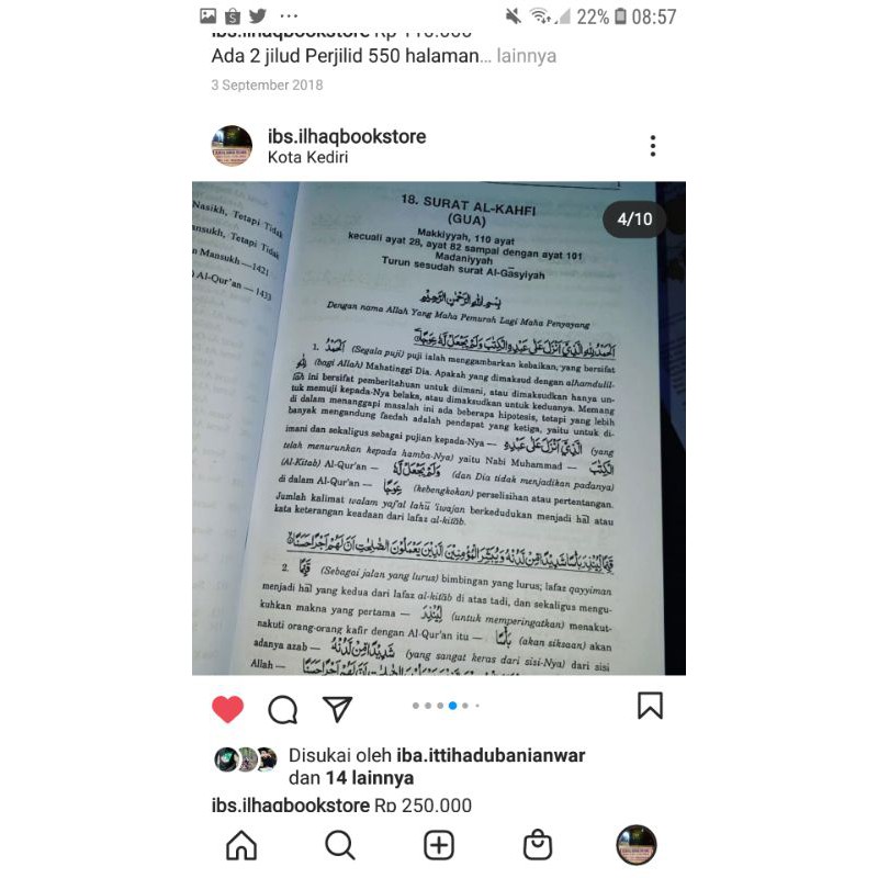 Terjemah tafsir jalalain lengkap terjemah asbabunnuzul