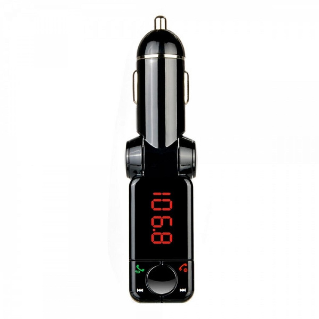 Bluetooth Car Charger dengan Handsfree FM Transmitter Handsfree LED display - M318