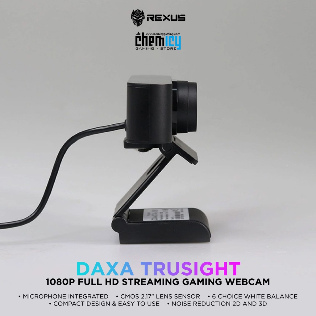 Rexus Daxa Trusight DX-SF1 / DX SF1 Full HD 1080p Streaming Webcam