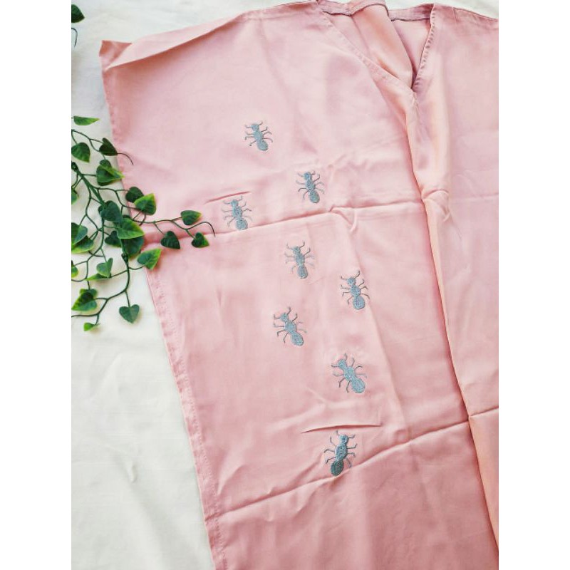 ants dress terusan bordir |embroidery dress LD 150cm LD 140cm LD 130cm LD 120cm LD 110cm LD 100cm
