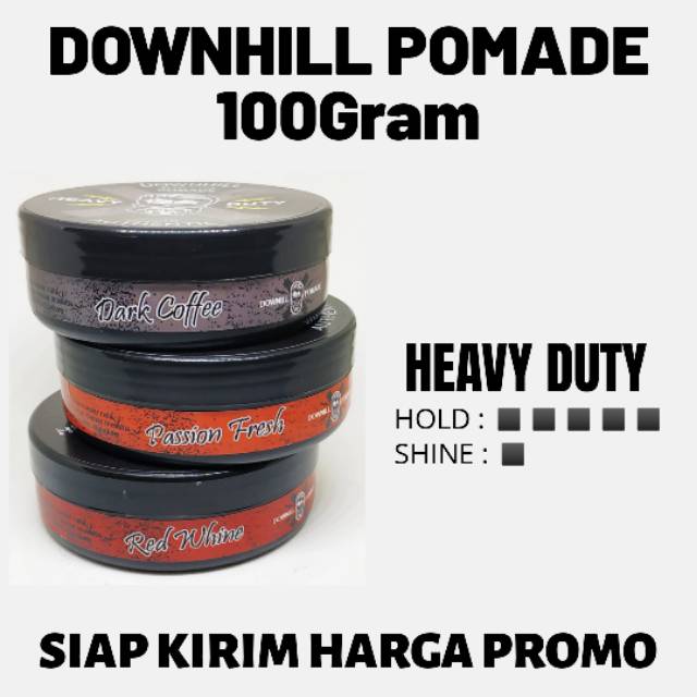 Downhill Pomade Oilbased  besar 100gram aroma grosir murah 11 Aroma