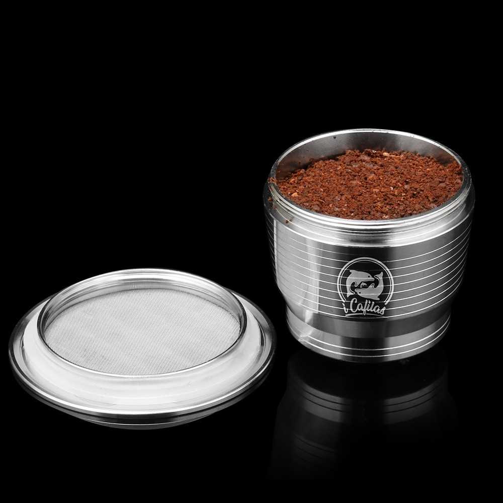 TD-DA1 ICafilas Refillable Capsule Stainless + Tamper for Nespresso - F456