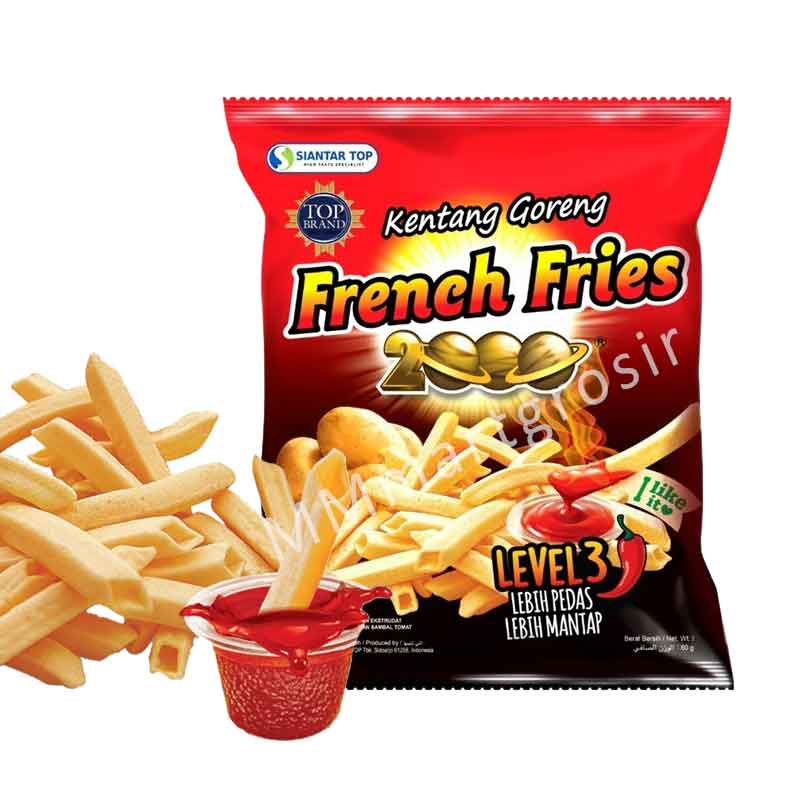 French Fries 2000/Snack Kentang/Kentang Goreng Saos Sambal/Level 3 60g