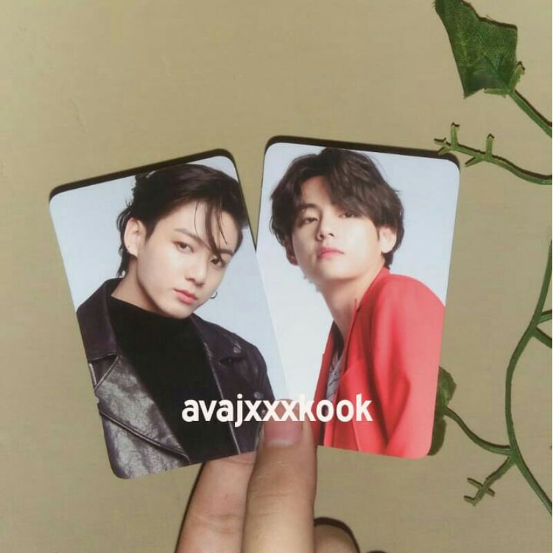Photocard Jungkook Taehyung Benefit Dicon Ktown - pc v jk bene korea official
