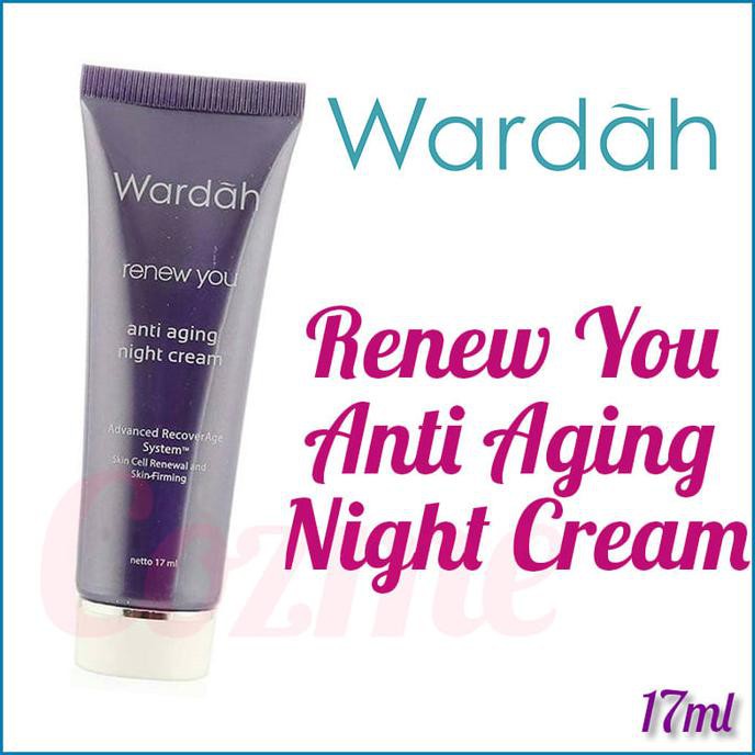 Wardah Renew You Anti Aging Krim Siang Dan Malam Night Cream Day Cream