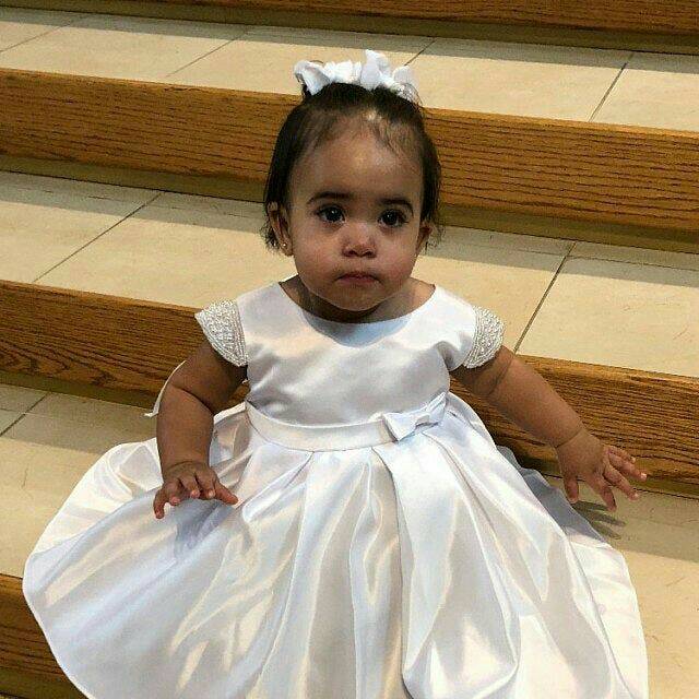 READY gaun amelia pearl Baju baptis aqiqah ulang tahun mewah by neychan