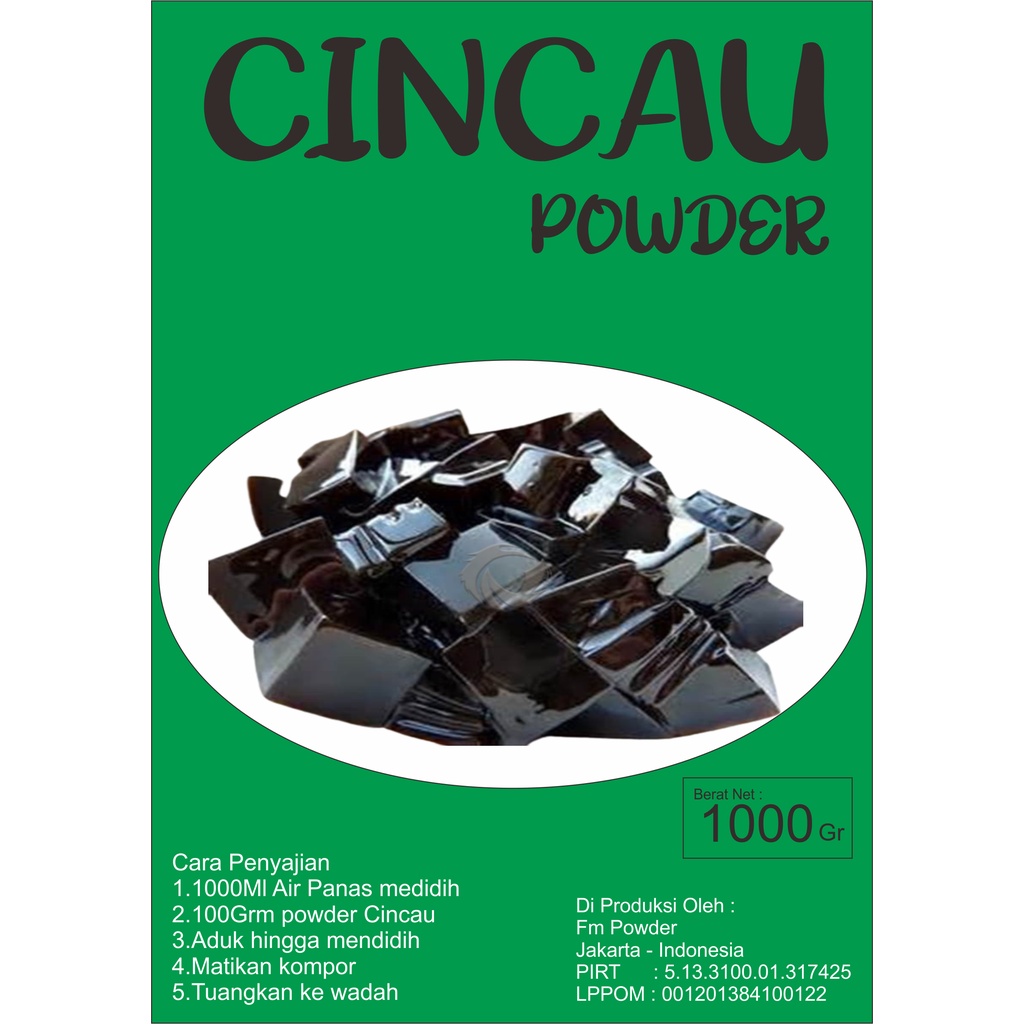 Bubuk cincau hitam premium 1Kg / Cincau powder 1Kg / Bubuk Cincau 1Kg bubuk premium