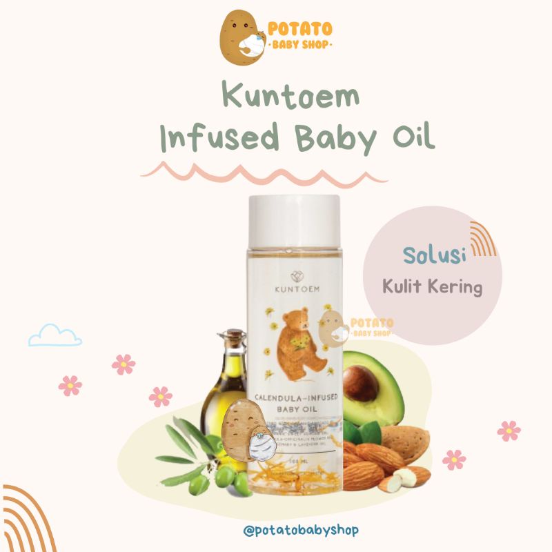 Kuntoem Calendula Infused Baby Oil 100ml