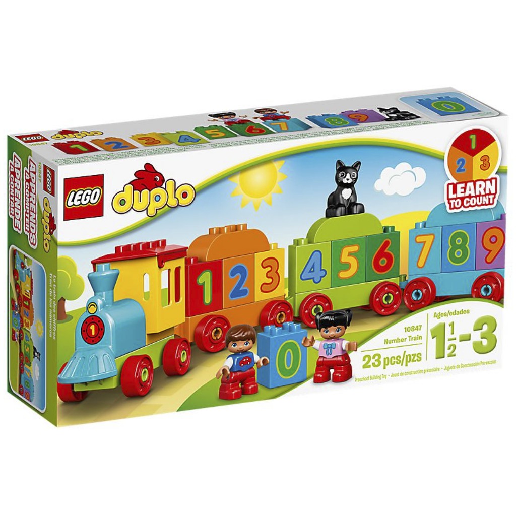 duplo blocks train