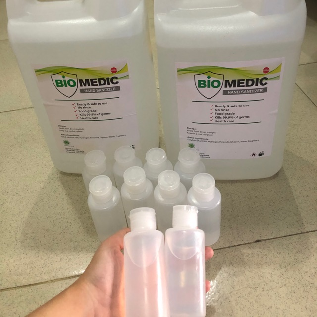 BIO MEDIC HAND SANITAIZER 100 ML REPACK Food grade