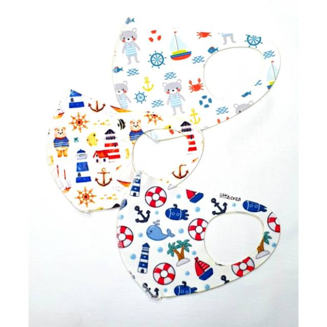 Masker Motif Theme Sailor Bear