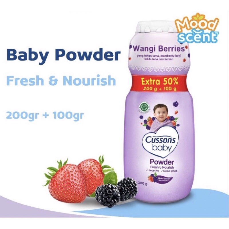 Cusson Baby Powder Extra 50% 200gr + 100gr