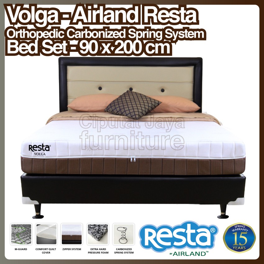 Spring Bed Airland Resta Volga Bed Set Dutton Shopee Indonesia