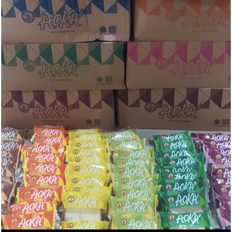 

Roti Panggang Aoka DAN Momotaro isi 60 pcs BONUS 2 pcs