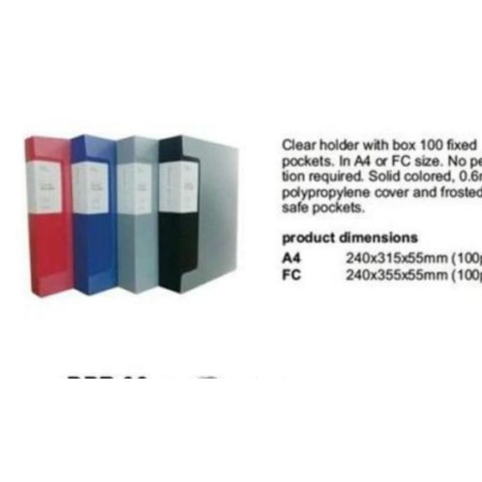 

Buku & Alat Tulis Perlengkapan Sekolah & Kantor Clear Holder isi 100L