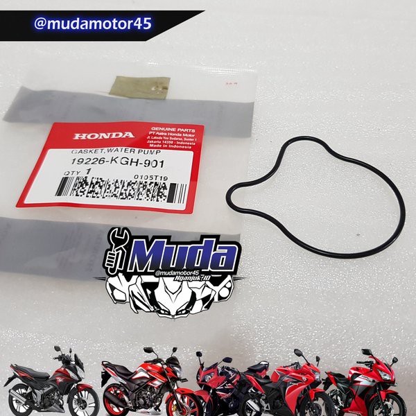 GASKET WATER PUMP COVER 19226-KGH-901 PERPAK PAK PAKING SEAL O-RING SIL KARET TUTUP WATERPUMP CS1 19