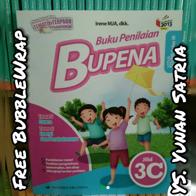 

❤BISA COD❤ Buku BUPENA Jilid 3C kelas 3 SD kurikulum 2013 Revisi 2017