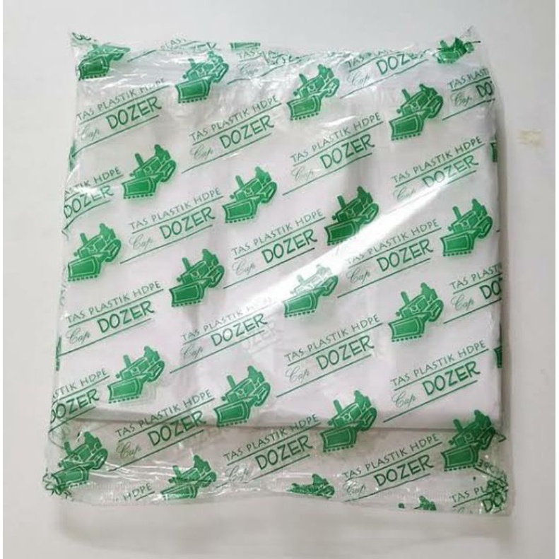 Kantong plastik bening merk  DOZER .Ready ukuran 15,24,28