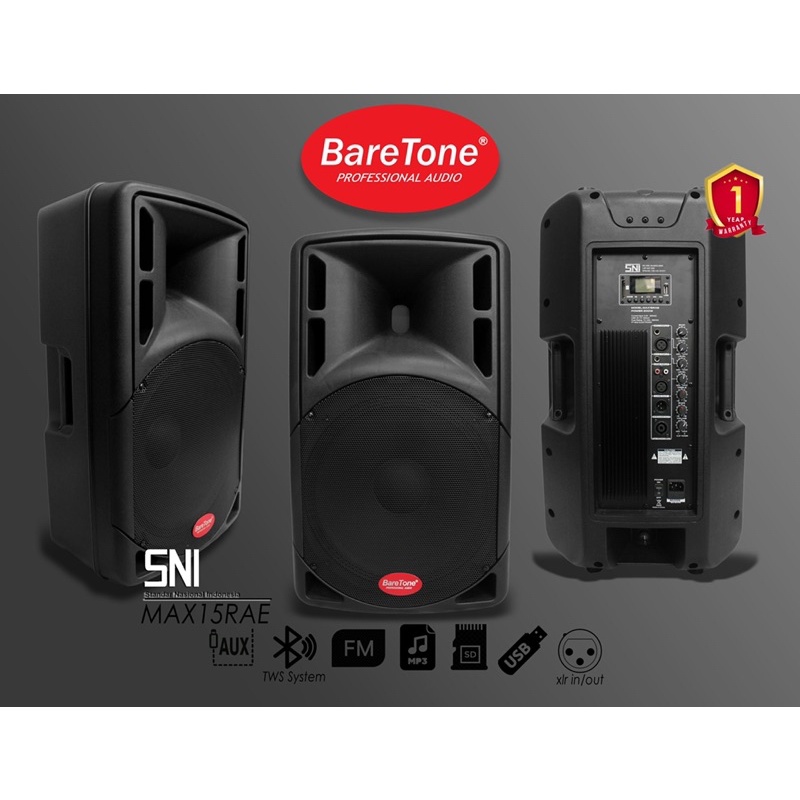 Speaker Baretone 15 with speakon MAX15RAE