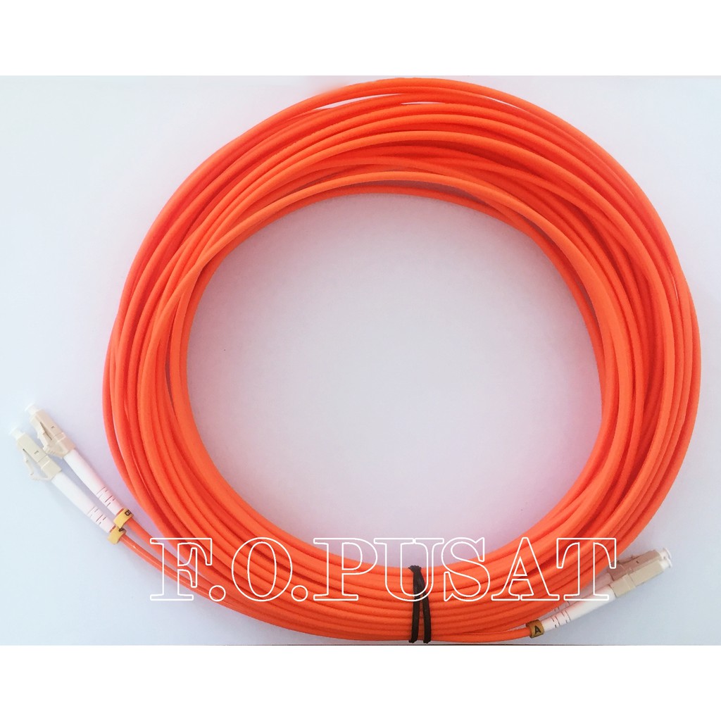 Patchcord OM2 LC-LC Duplex MultiMode OM2 Kabel 50/125  [15Meter]