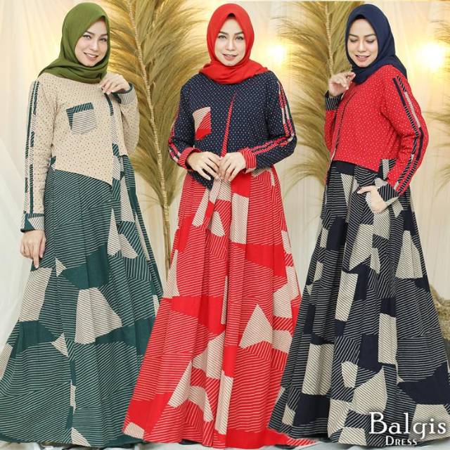 BALQIS DRESS BY BSHOP / DRESS BUSHUI TERBARU / DRESS KEKINIAN BANGET / GROSIS GAMIS THAMRIN CITY