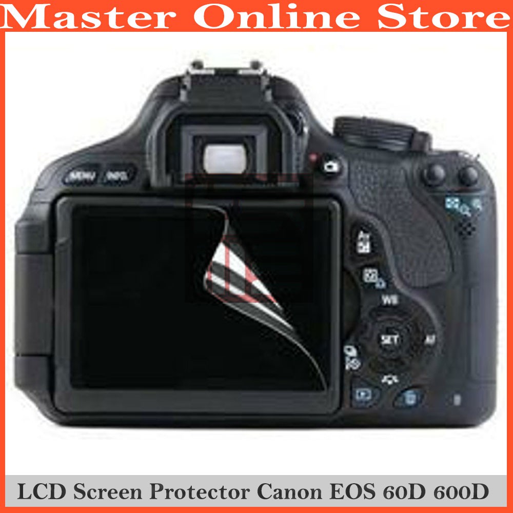 Screen Guard Protector/ Screen Guard Anti Gores 3.5" 6 x 4cm Layar LCD Kamera Canon EOS 60D 600D