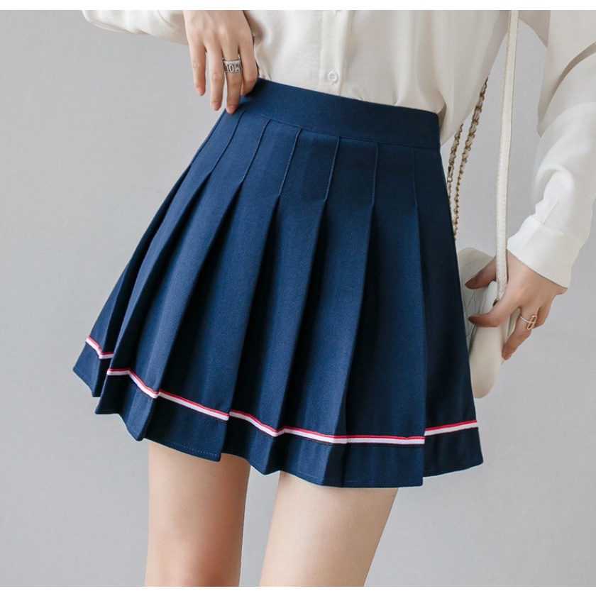 【Blossom】Korean Pleated Tennis Skirt / Rok Lipit  Lisa Blackpink 2130