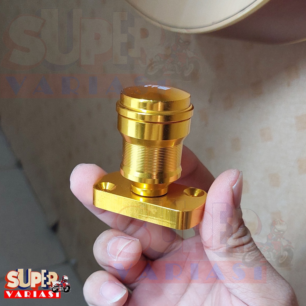 TUTUP MINYAK REM MODEL STEMPEL BAHAN ASLI FULL CNC PRODUK IMPOR  ANTI KARAT TIDAK PUDAR