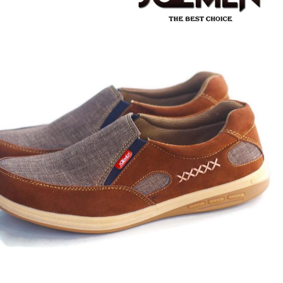 Cuci Gudang❧ TERBARU  Sepatu KULIT Joemen J 54 Fashion Baru Casual Pria Original IMPORT - Paling