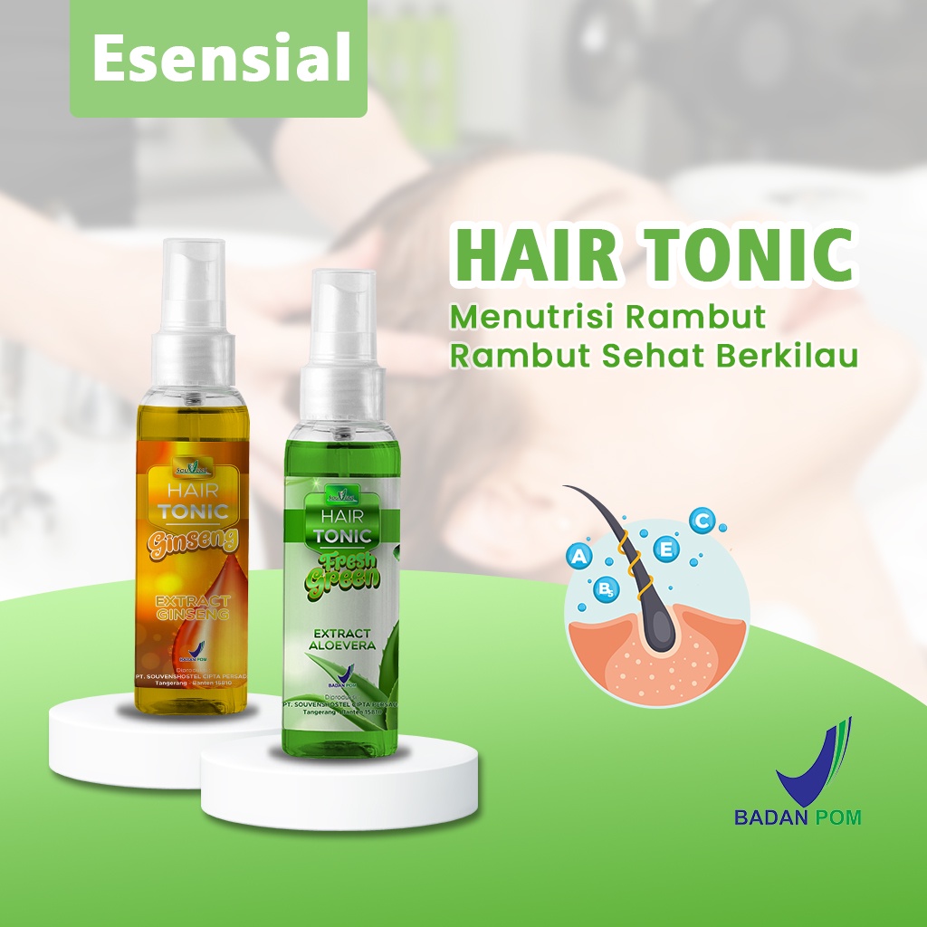 Vitamin Rambut Hair Tonic 100ml Serum Suplement Rambut Ala Salon Standar BPOM Wangi Murah