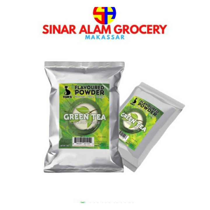 

TOM'S FLAVOURED POWDER GREEN TEA/BUBUK MINUMAN GREEN TEA 1KG