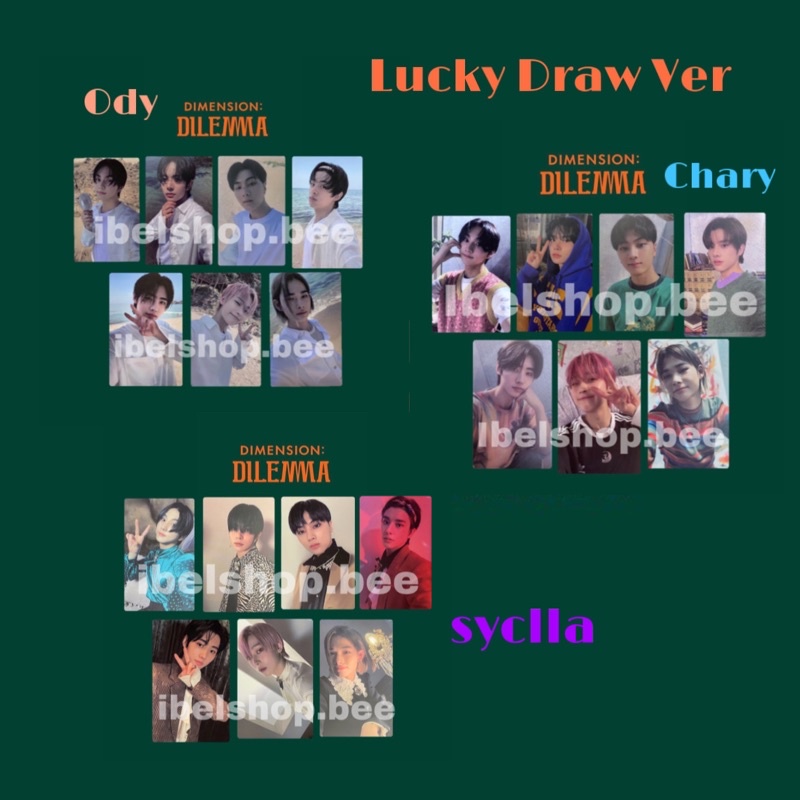 Photocard Enhypen Dimension Dilemma lucky draw unofficial