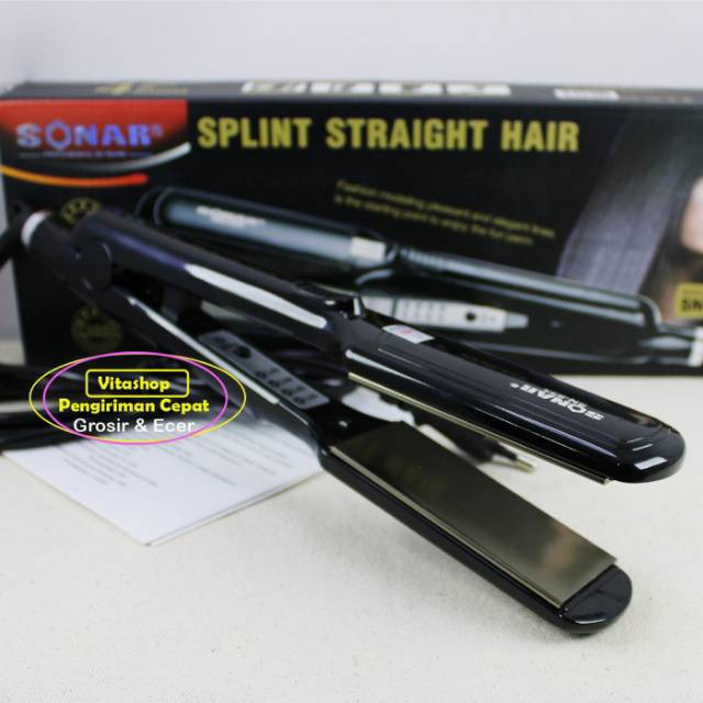 sonar sn 823 catokan lurus alat catok rambut salon temperatur suhu