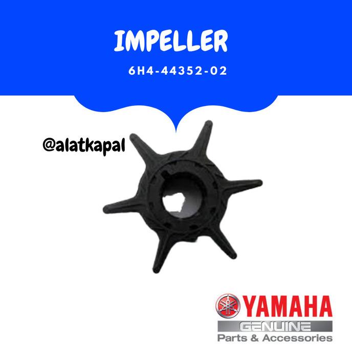 IMPELLER KARET PENDINGIN 6H4-44352-02 UNTUK MESIN TEMPEL YAMAHA 25PK