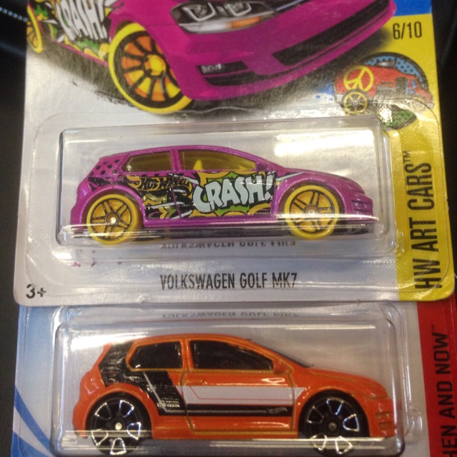 Paket Hotwheels VW Golf MK7