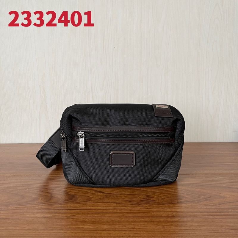 Waistbag Tumi Alpha Bravo Black Waist Pack Tas Pinggang Mirror Quality