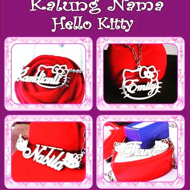 

kalung nama hellokitty cocok untuk kado sahabat ,buah hati 01