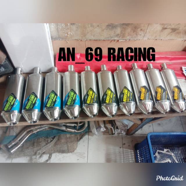 Knalpot klx  silincer only untuk klx s/l/bf/dtracker