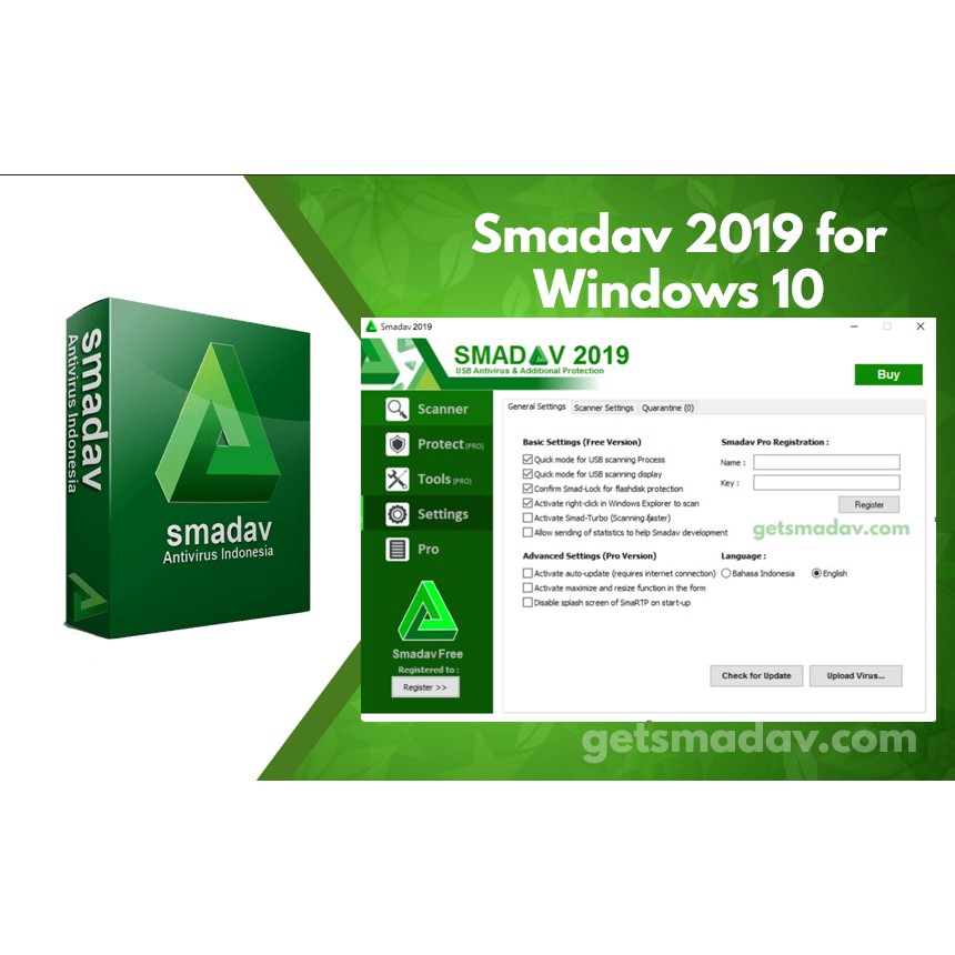 (ORI 100%) SMADAV 2019 Antivirus - License Key Activation GARANSI