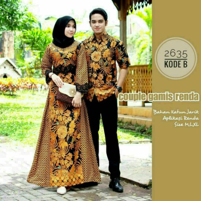 Couple Batik Gamis