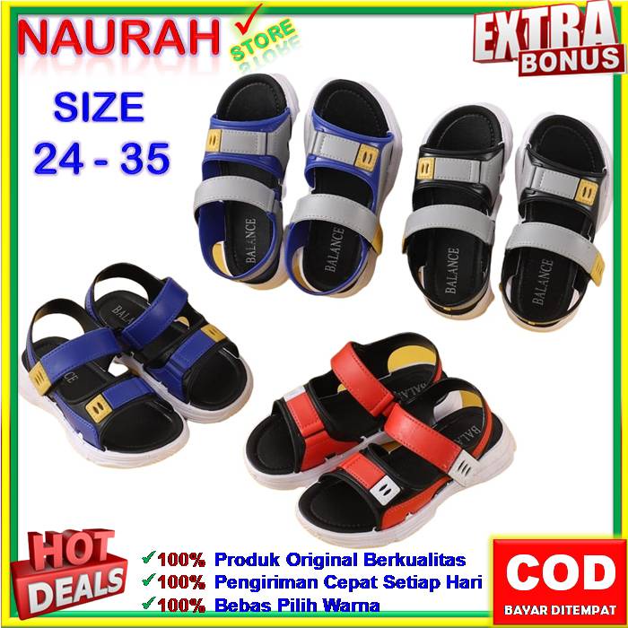 Sandal Gunung Anak Jelly Balance 2201 X1 Original Tahan Air Empuk Ringan Lentur Nyaman