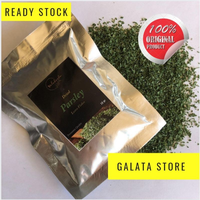 

Parsley Leaves Flake Kering Import Kualitas Premium 10gr