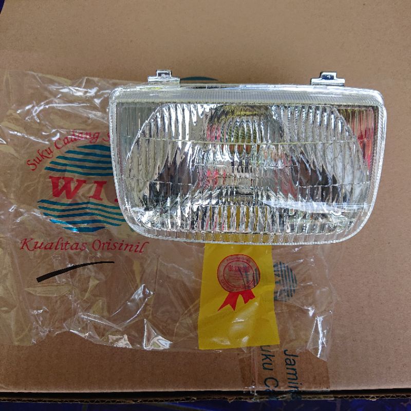 lampu depan honda grand reflektor mika pnp merk win