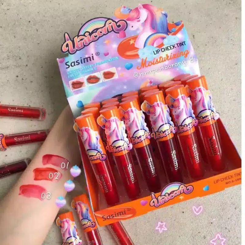 LIPTINT Sasimi Unicorn LIP CHEEK TINT S-1990 LIP TINT